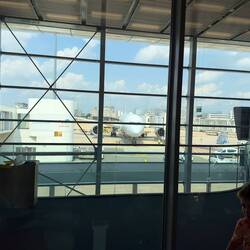 AA151 at the gate in CDG.