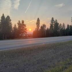 Sunset @ Seeley Lake