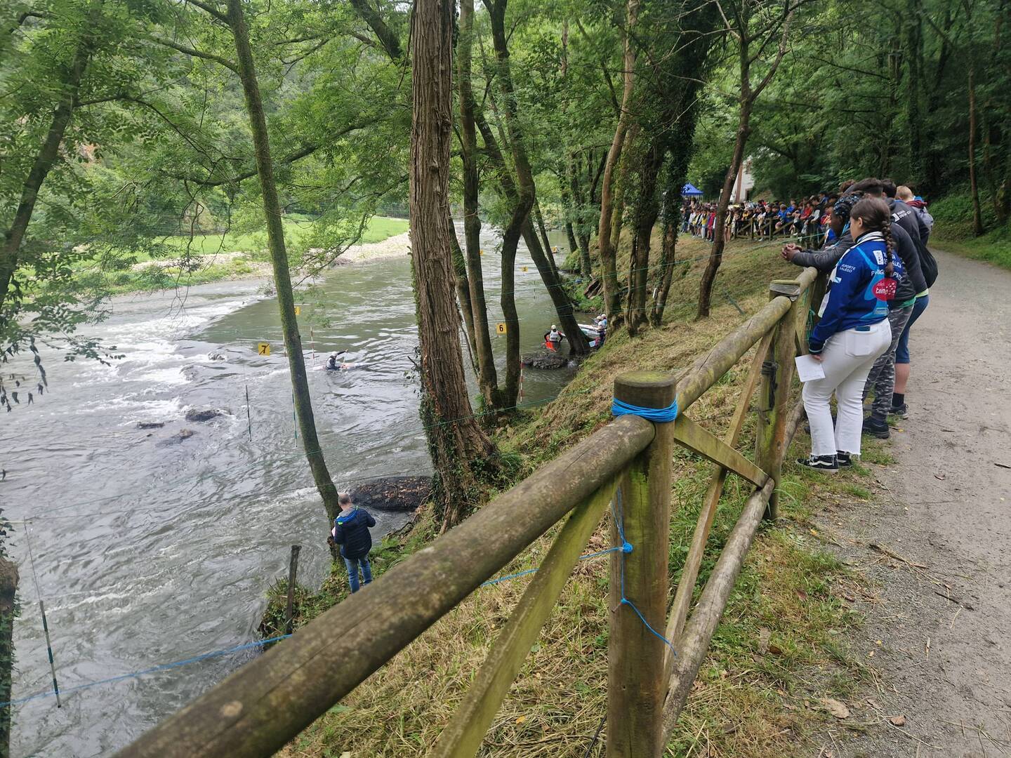 Kayak-Slalom-Wettbewerb.