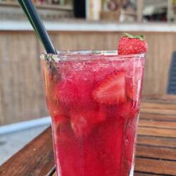 Sehr leckerer Erdbeer-Caipirinha