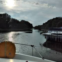 Der Abend klingt gemütlich aus.