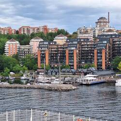 Stockholm von See aus betrachtet