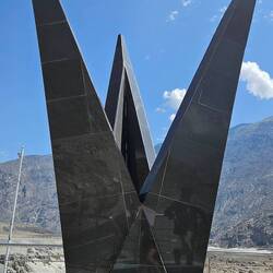 zusammentreffen der 3 Gebietgsketten Hindukusch,Karakorum u. Himalaya