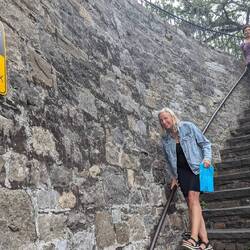 Hmmm...maybe taking these stairs wasn't such a good idea.🤔