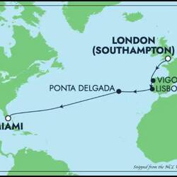 A late-in-the-year westbound TransAtlantic ... shorter, too.