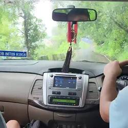 Driving down today through tea plantations