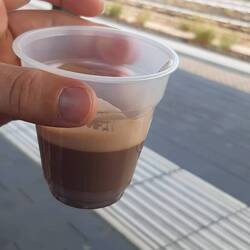 Bester Bahnhofsautomatenkaffee von Lavazza. Ernsthaft!