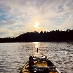 ..letztlich bei Sonnenuntergang erreiche.