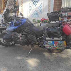 Motorrad der Australier