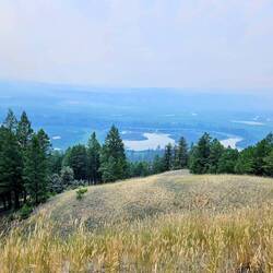 Smoke near Radium Hot Springs