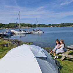 Alles tutti für die Nacht im Zelt