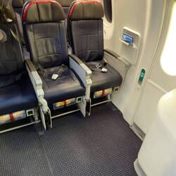 I was seated at the exit window on AA123.