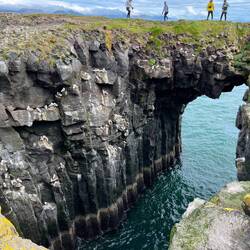 Stone bridge bring governed by hundreds of birds