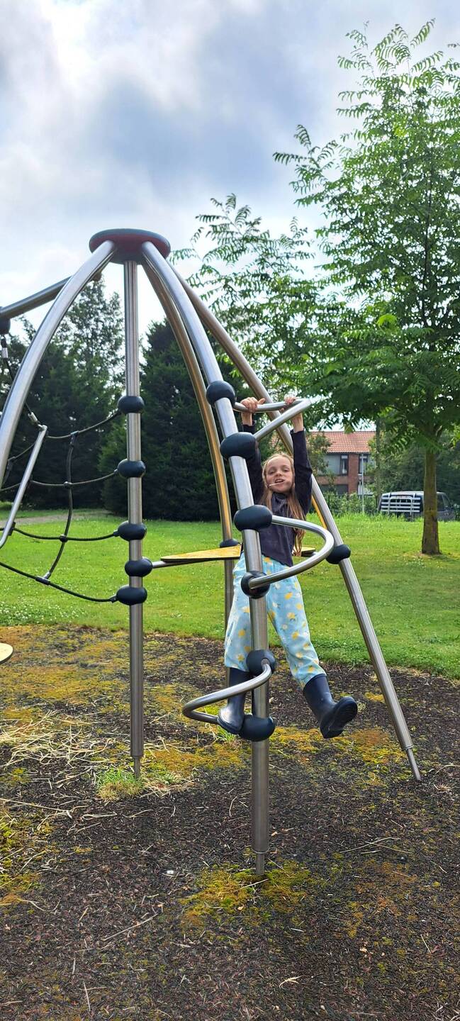 Der Spielplatz vor dem Industrie Museum...