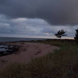 Abendstimmung am Zeltplatz