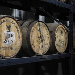 All the barrels were made out of different kinds of oak; American Spanish, French etc