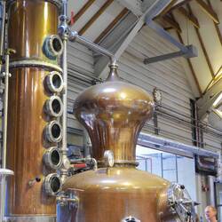 The original distilling barn at Cotswolds Distillery
