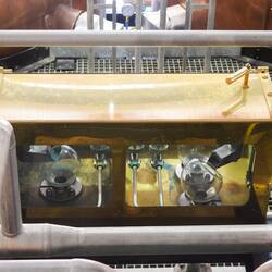 All the spirit flows through this so it can be checked by the distillers and inspectors