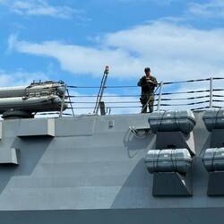 Security on the top deck