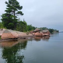 Croker is part of the Benjamin group of islands so has the beautiful pink rock