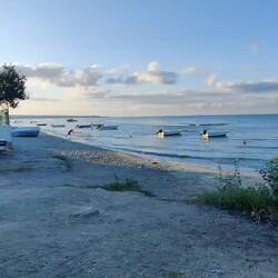 Aufwachen am Strand