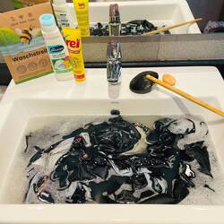 ...nur leider keine Laundry. Daher ist wieder Handwäsche angesagt.