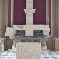 Pietà in einer Seitenkapelle der Kathedrale in Dresden