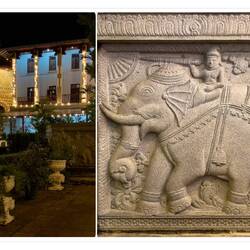 Paththirippuwa and the Old Palace... Temple of the Tooth Relic — Kandy, Sri Lanka.