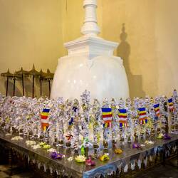 Prayer flags ... Temple of the Tooth Relic — Kandy, Sri Lanka.