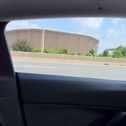 I passed by the Olympic Aquatic Center, where Jeff was judging, on my way to CDG.