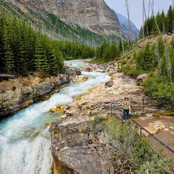 Me at Numa Falls at top of Marble Canyon