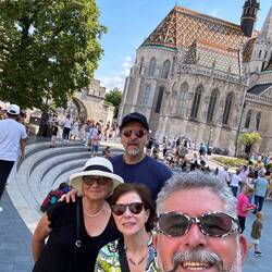 Up on the Fisherman's Bastion