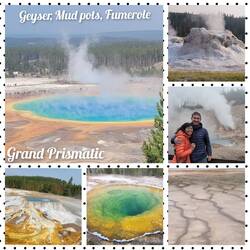 Geysers, Mud pots, Fumeroles, Hot springs/ Yellowstone NP