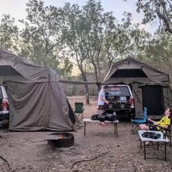 Campsite done, beer'o'clock