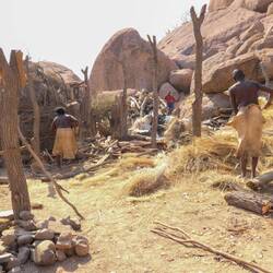 Das Dorf wird umgebaut