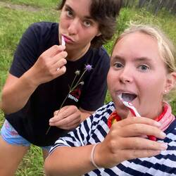 Zähneputzen ganz wichtig