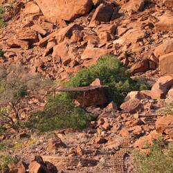 Unter dem Sonnenschutz befindet sich die Zweifelfontäne
