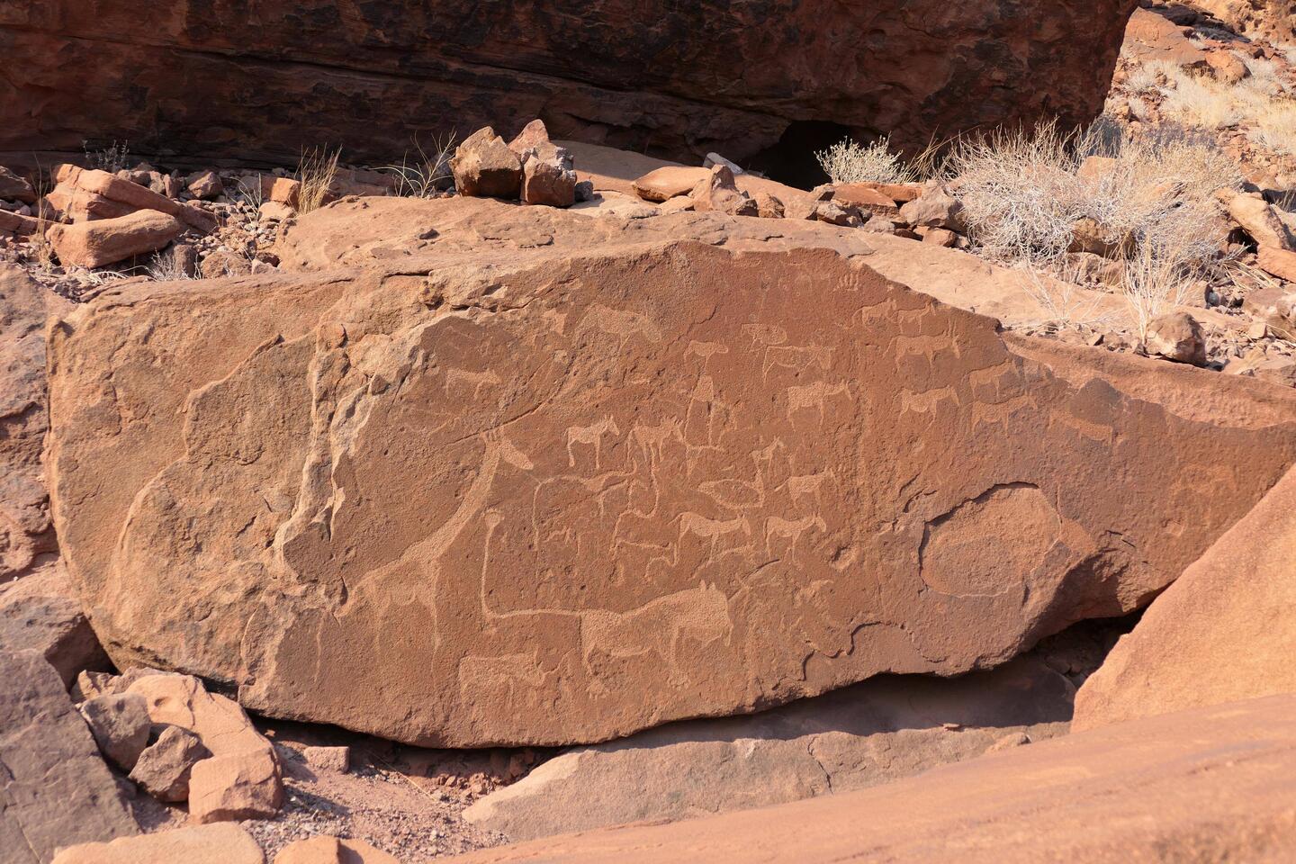 Der bekannteste Stein: Die Löwenplatte