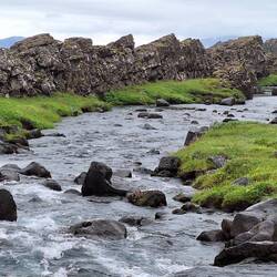 Note the rocky outcrop