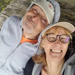 Geschafft, wir sind wieder unten