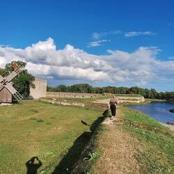 Sogar eine Mühle gab's in der Zitadelle