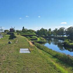 Auf dem Wall der Zitadelle