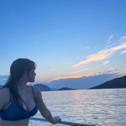 Me, admiring the sky.