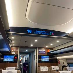 Geschwindigkeit ist rasend - 310 km/h