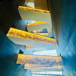 Coole Architektur im inneren des Museums