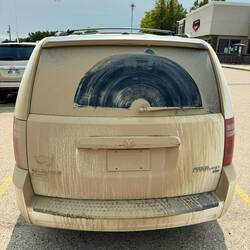 Das Auto nach der Gravelroad