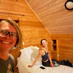 Letztendlich schlafen wir doch drin 😆