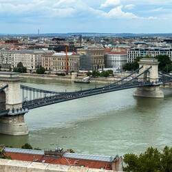 Chain Bridge the Danube River