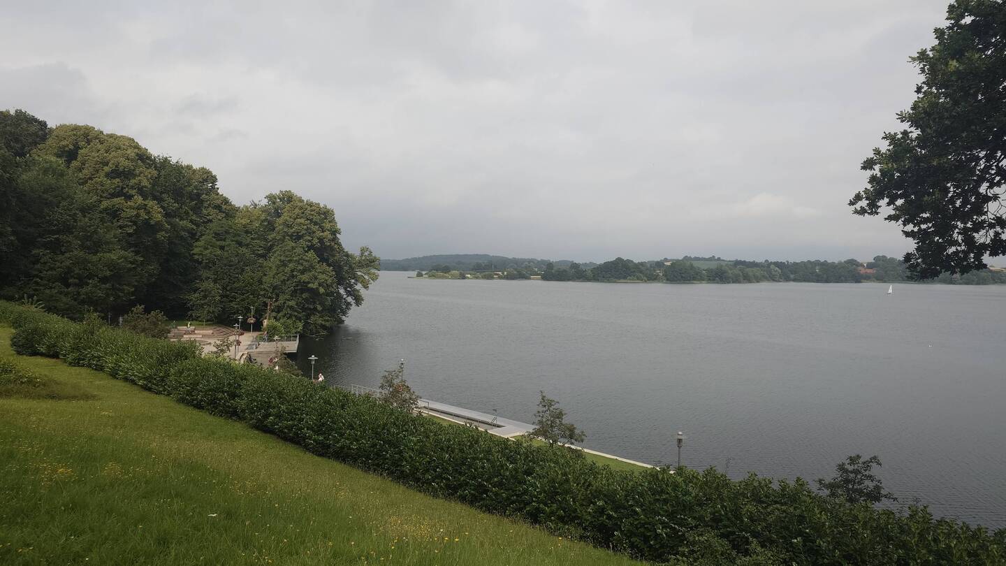 Netter Ausblick vom Hotelbalkon
