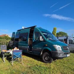 Erstes mal Campingstühle raus
